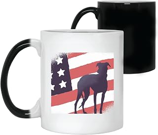 USA Flag Dog Design Gift for Dog Lovers Patriotic ers 11oz 15oz Color Changing Mug