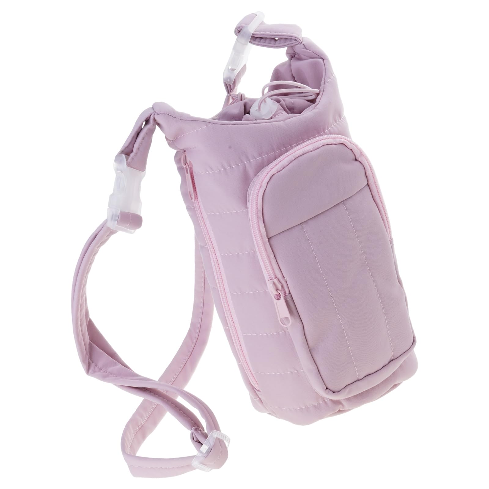 GTYLF Insulated Crossbody Water Bottle Bag, 1.5L Large Capacity Thermal Holder with Adjustable Strap for Hiking & Travel Water Bottle Carrier Bag