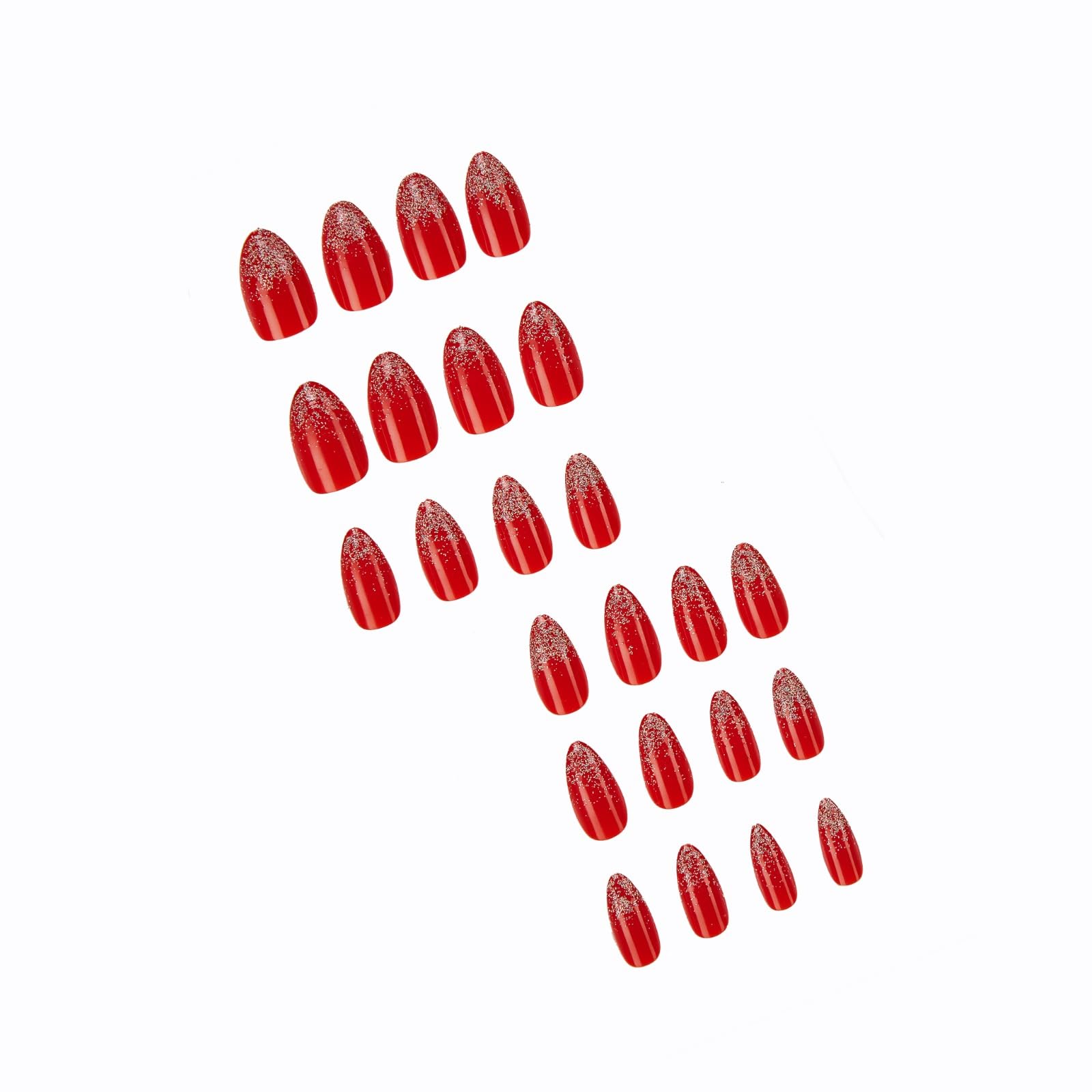 CherryBox 24 Artificial Nails | Fake nails | False Nails - Salon Manicure Acrylic Nail Art (1, Mid) 4
