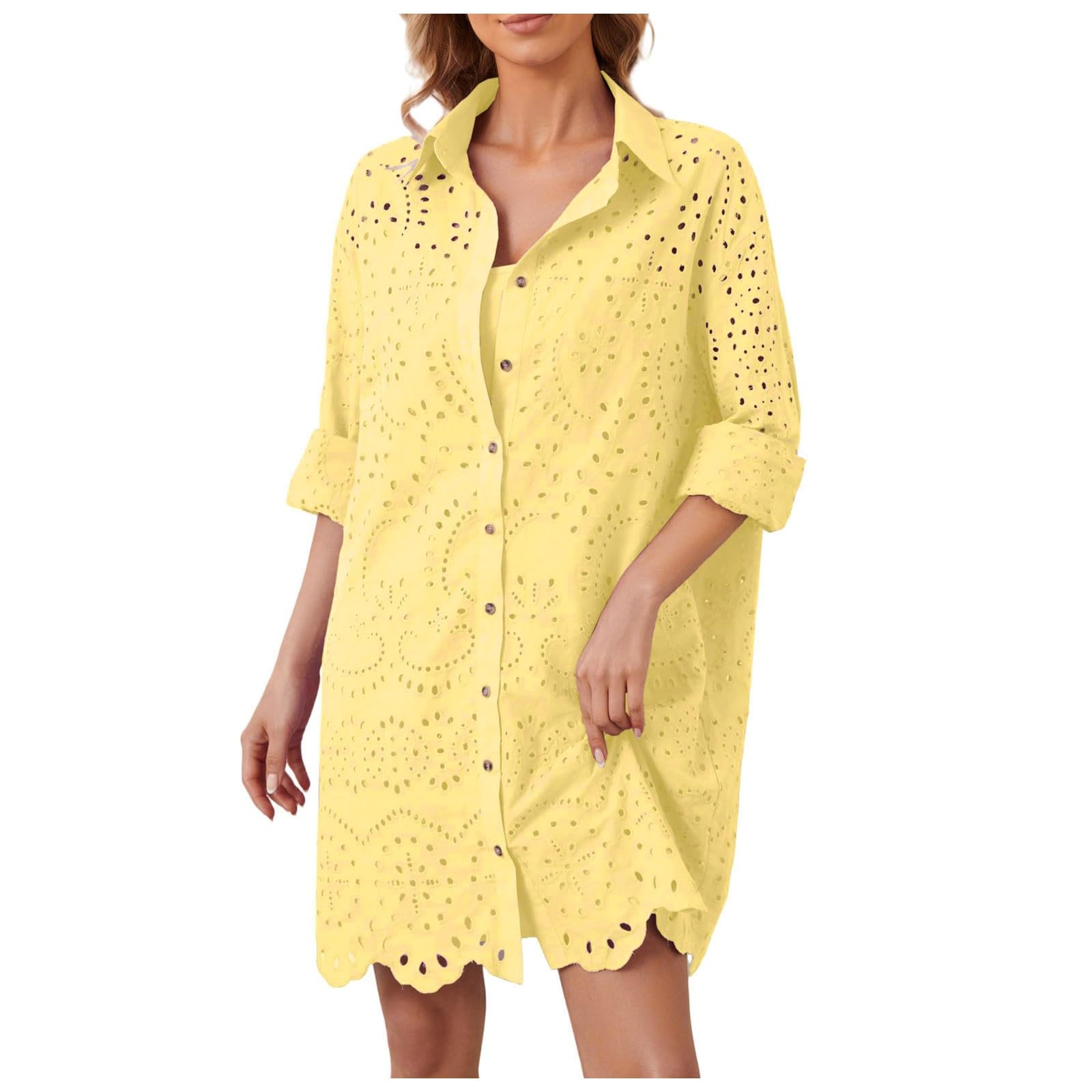 Damen-T-Shirt, langärmelig, modisch, lässig, Strand, lockere Passform, 2024, mit Ausschnitt, gerüscht, Herbst, trendig, niedlich, Tunika, elegantes T-Shirt, Kleid, Tops, Blusen, Damen, niedlich,