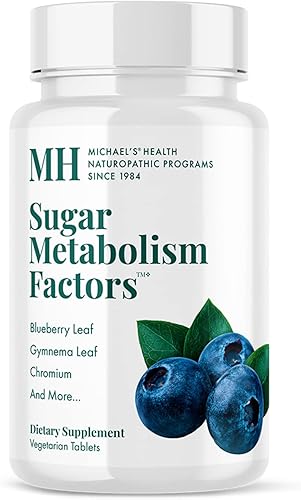Miniatura 1 de MICHAEL'S Health Programas Naturopáticos Factores del metabolismo del azúcar - 90 tabletas vegetarianas - Nutrientes para apoyar la producción de