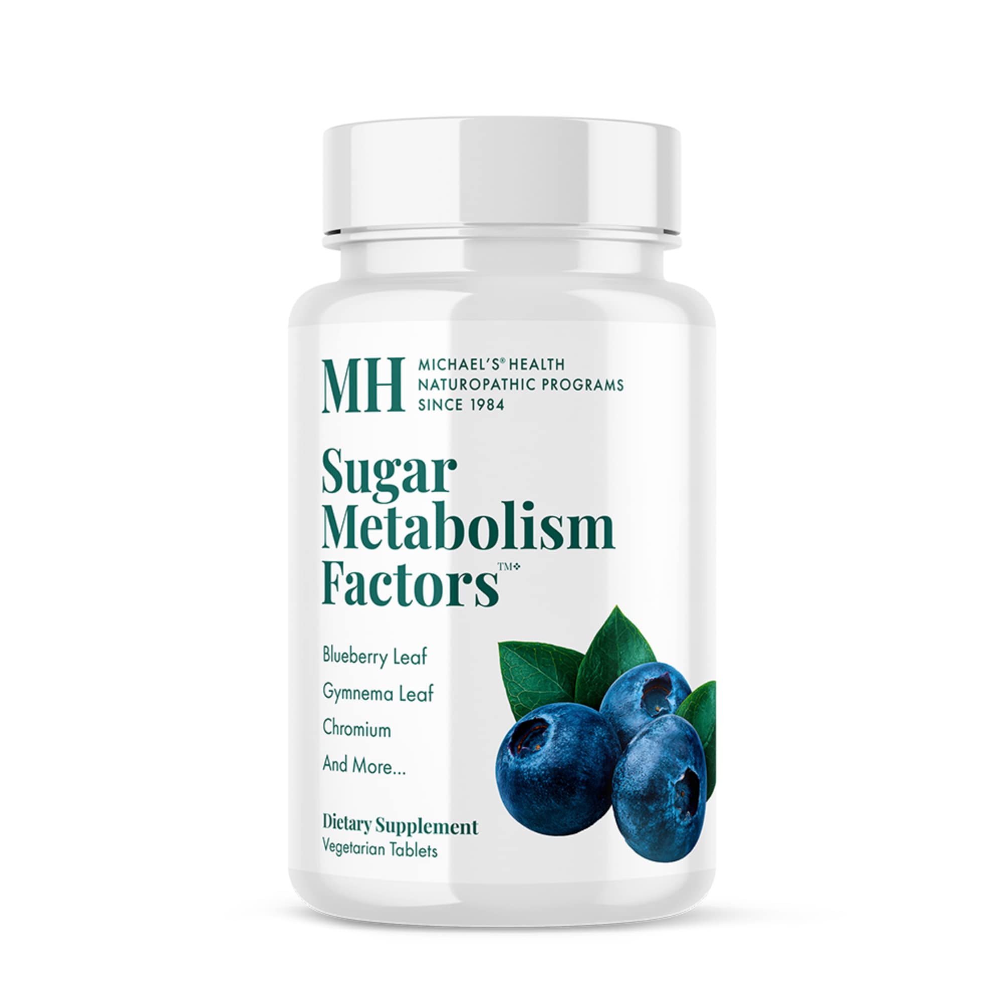 MICHAEL'S Health Naturopathic Programs Sugar Metabolism Factors - 90 Vegetarian Tablets - Nutrients to Support The Production of Insulin - Vegetarian, Gluten Free, Kosher - 15 Servings