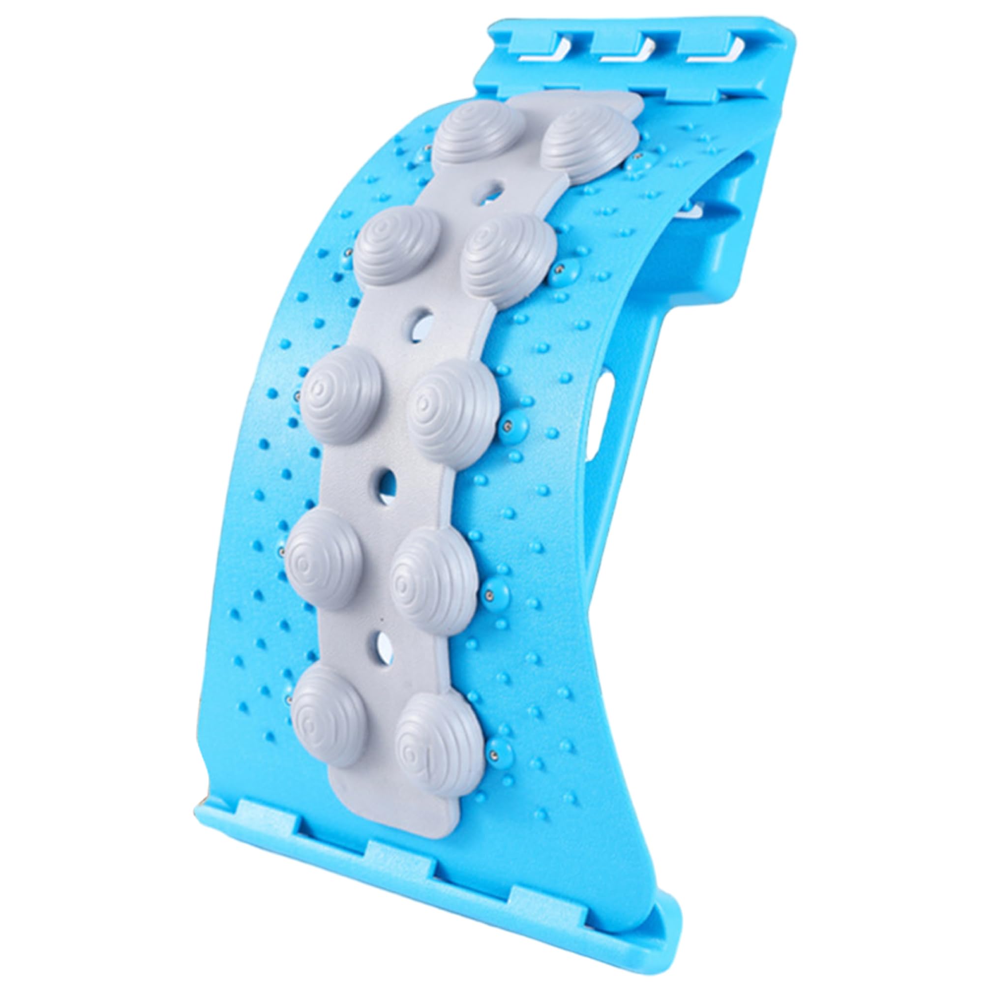 Planche lombaire antidérapante 4 niveaux réglables points de massage 3D bleu