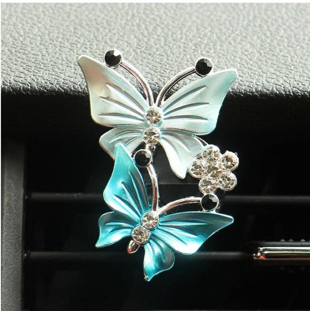 Sanfly 1pc Air Air Deoditeners Vent Clips Carino Dual Diamond Diamond Essenziale Diffusore Automobile Accessori per Aromaterapia