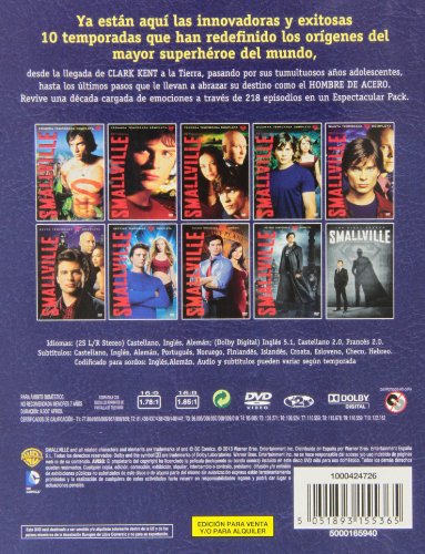 Pack Smallville Temporada 1-10 DVD serie completa castellano 3