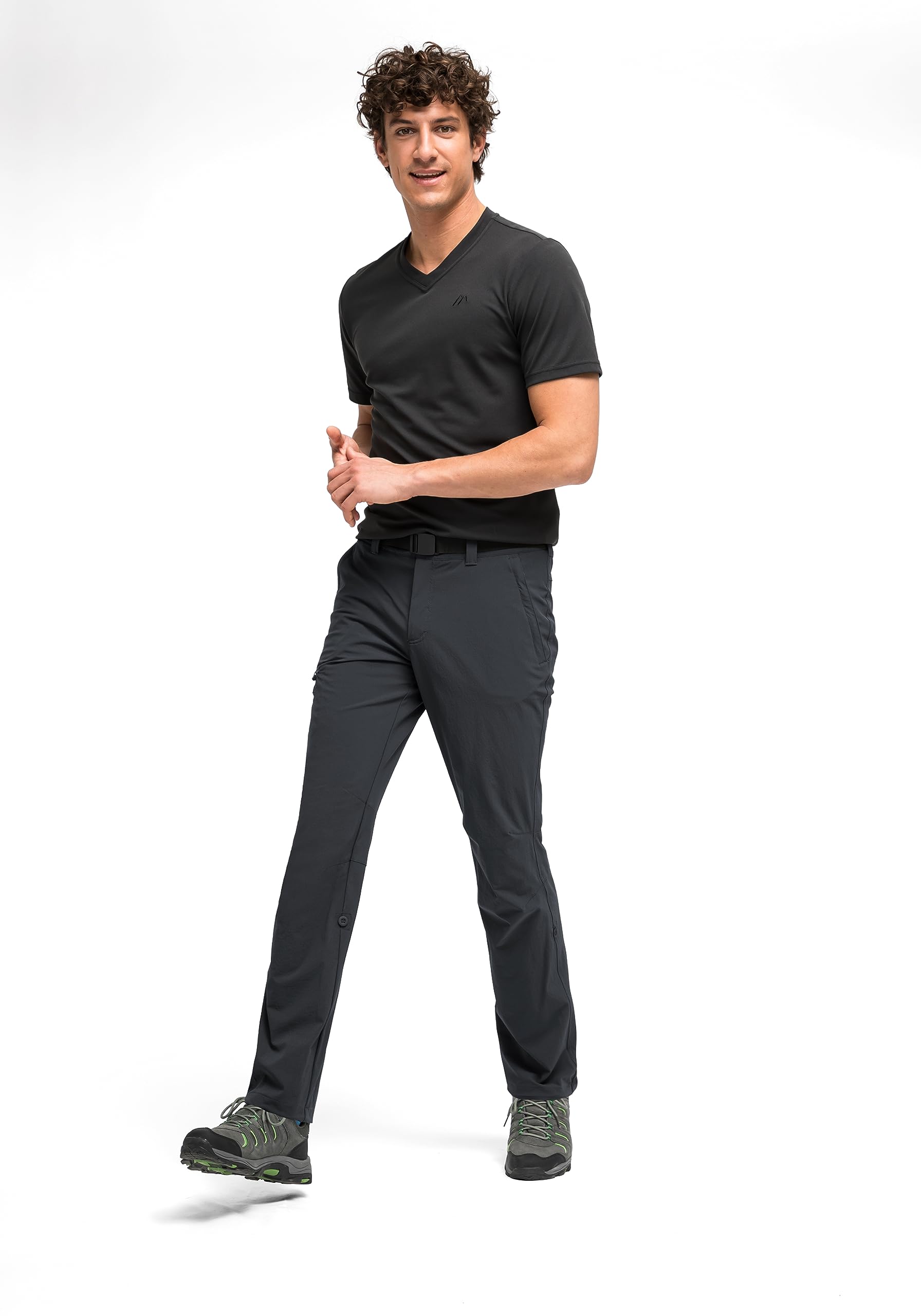 Maier Sports Nil, Herren Wanderhose, Wasserabweisende Outdoorhose für Trekking und Hiking, PFC-frei, mSTRETCH pro 4 & Dryprotec, Rollup-Funktion