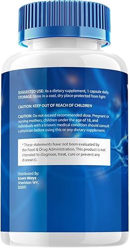 Miniatura 3 de NerveAlive - Suplemento Nerve Alive (5 unidades) - Cápsulas NerveAlive - Fórmula avanzada, revisiones de máxima fuerza, 300 cápsulas