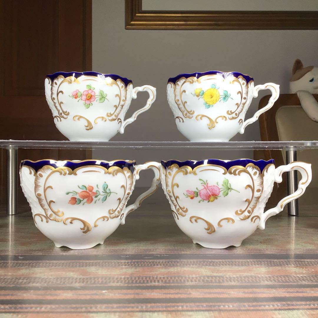 Amazon｜Lindner 『カーディナル コバルト』 カップ&ソーサー 6客 管理 