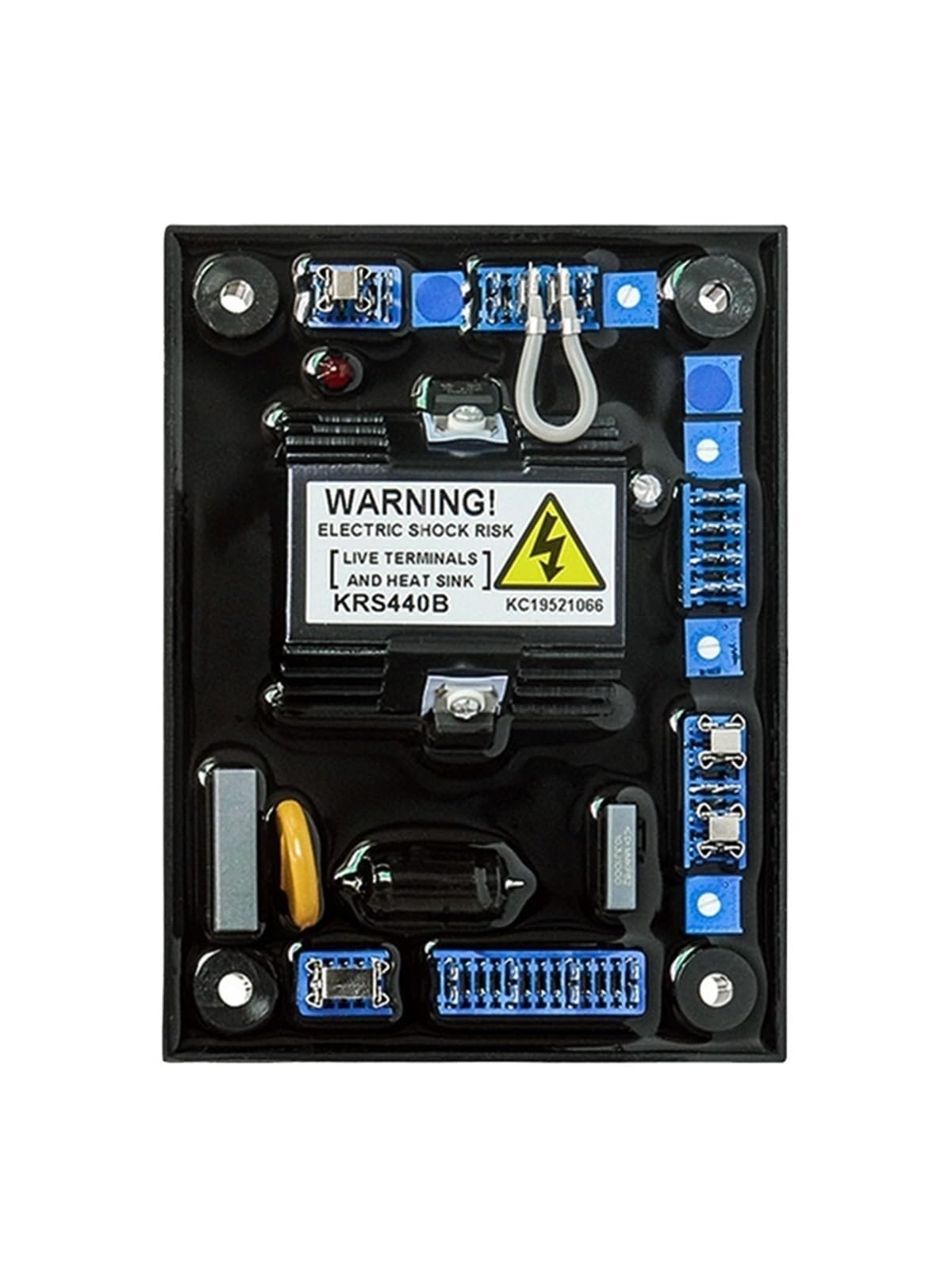 CSKWLLNBC 1pcs KRS440B voltage regulator board brushless diesel generator set automatic KRS440 AVR(KRS440B Regular style)