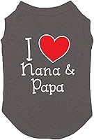 Vista 15 de I Love My Nana - Camisa con diseño de corazón para perro (azul rey, talla 3XL)