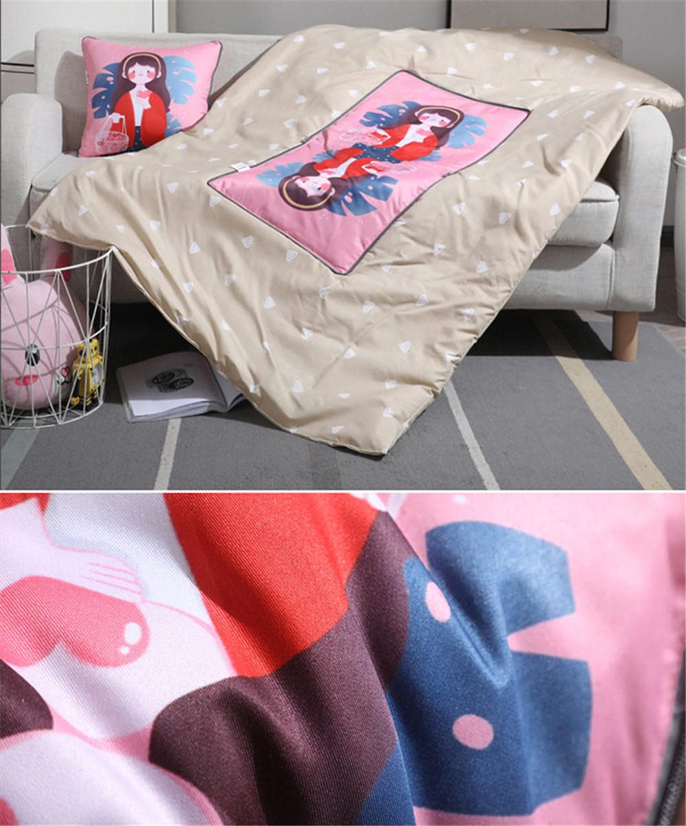 Cuscino Coperta 2 in 1 Elefante blu Trapunta Cuscino Multifunzionale Coperta Cuscino Schienale Cuscino Tappetino Nap Cuscini per Divano Letto Sedia da Ufficio
