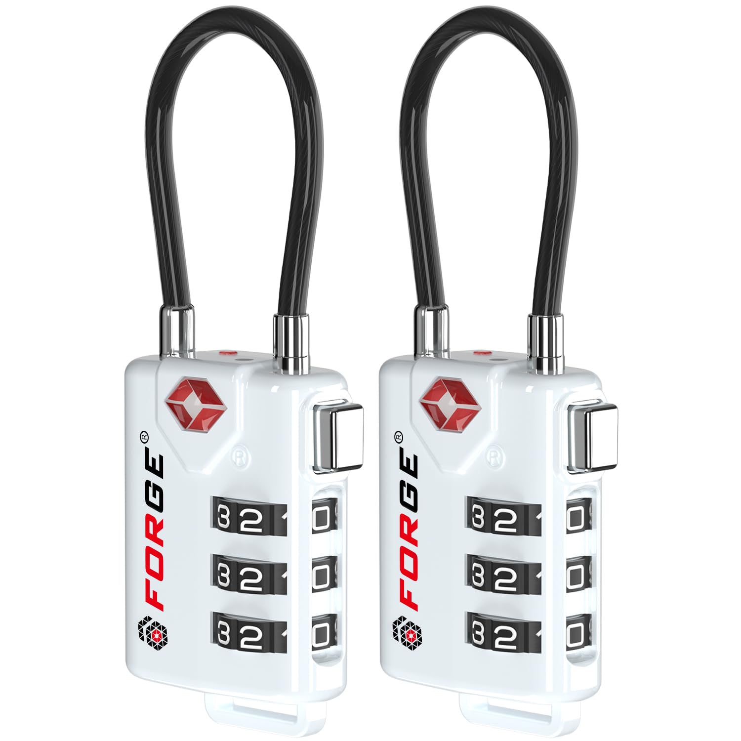 Cadenas à bagages à câble TSA pour sécuriser vos valises en avion