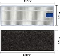 Vista 6 de EtliN Cepillo de rodillo lateral Filtro HEPA compatible con Tefal Rowenta X-Plorer Serie 75 RG7687 RR7687WH Kit de accesorios para aspiradora