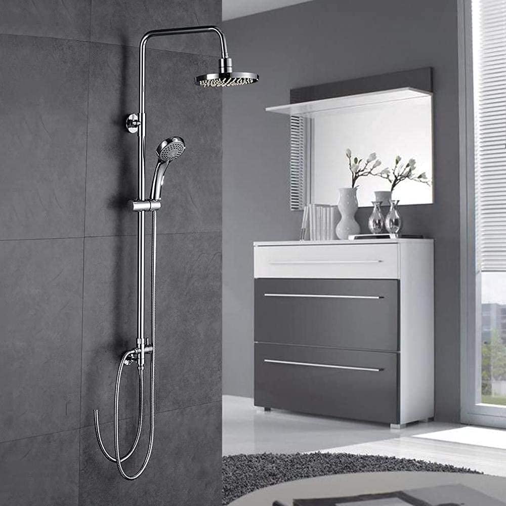 Colonne de douche à effet pluie pivotante pour une salle de bain moderne