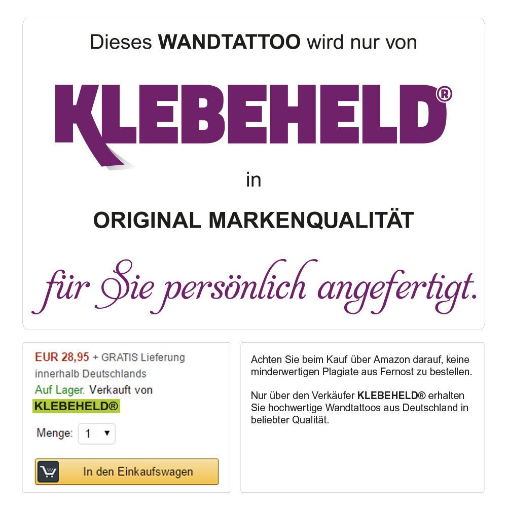 KLEBEHELD Wandtattoo 'Music Was My First Love' – Persönliches Wanddesign Zum Aufkleben