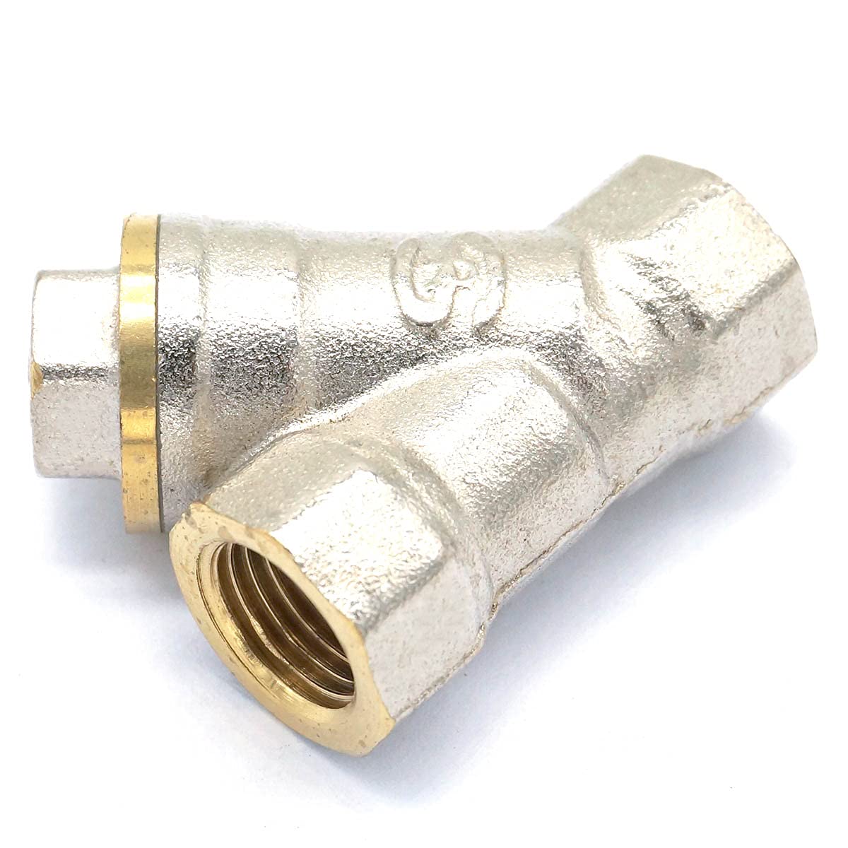 1/4" BSPP Female Brass 40 Mesh Y Strainer Filter Valve Washer Jet Air Conditioner