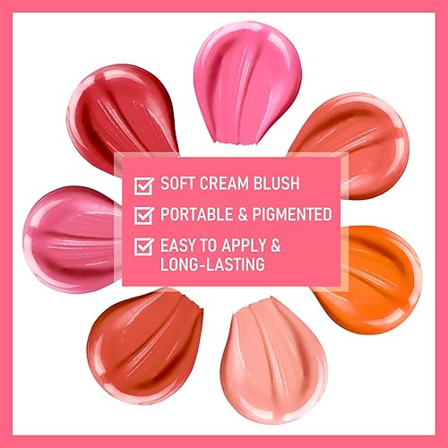 Miniatura 6 de Rubor líquido, maquillaje de rubor crema, rubor mate de aspecto natural para mejillas, ligero, sensación transpirable, de larga duración, a prueba