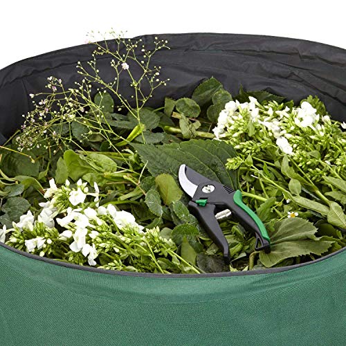 Patiomore Collapsible Garden Bag 45 Gallons Leaf Yard Reusable Waste Bags Lawn Gardening Container with Dual Handles