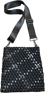 Dallas Hill Designs Crossbody Messenger Neoprene Purse for Women | Ladies Handbag | Adjustable and Detachable Shoulder Strap