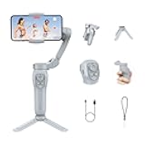 Gimbal stabilizer for Smartphone,3-Axis Phone Gimbal for Android & iPhone 14 Pro Max,Phone Stabilizer for Video Recording with Face/Object Tracking,Vlogging Kit,Portable-JCROBOT iSleeky L7C Pro…
