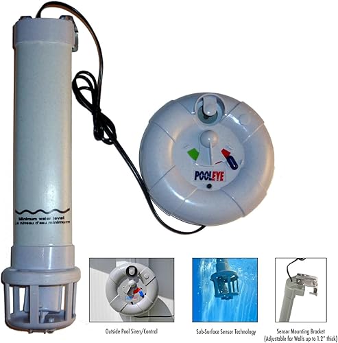 Miniatura 4 de PoolEye alarma para alberca sobre la tierra pequeña gris