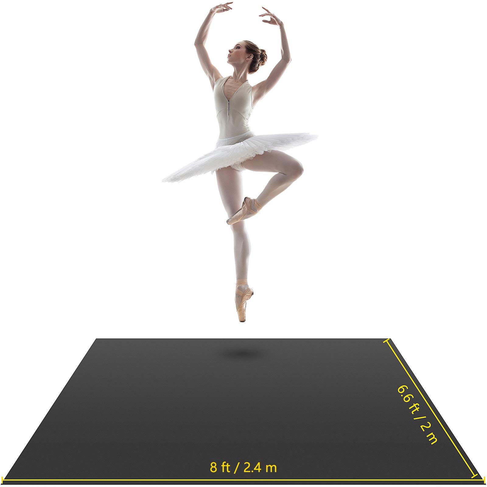 VEVOR Dance Floor Roll Practice Dance Floor 1.5mm Thickness PVC Dance