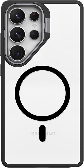 Prodigee KickIt for Samsung S25 Seires, Built in Kickstad, Compatible with MagSafe, Slim & Tough, Military Grade Protection KickIt Black, Samsung S25 Ultra 6.9