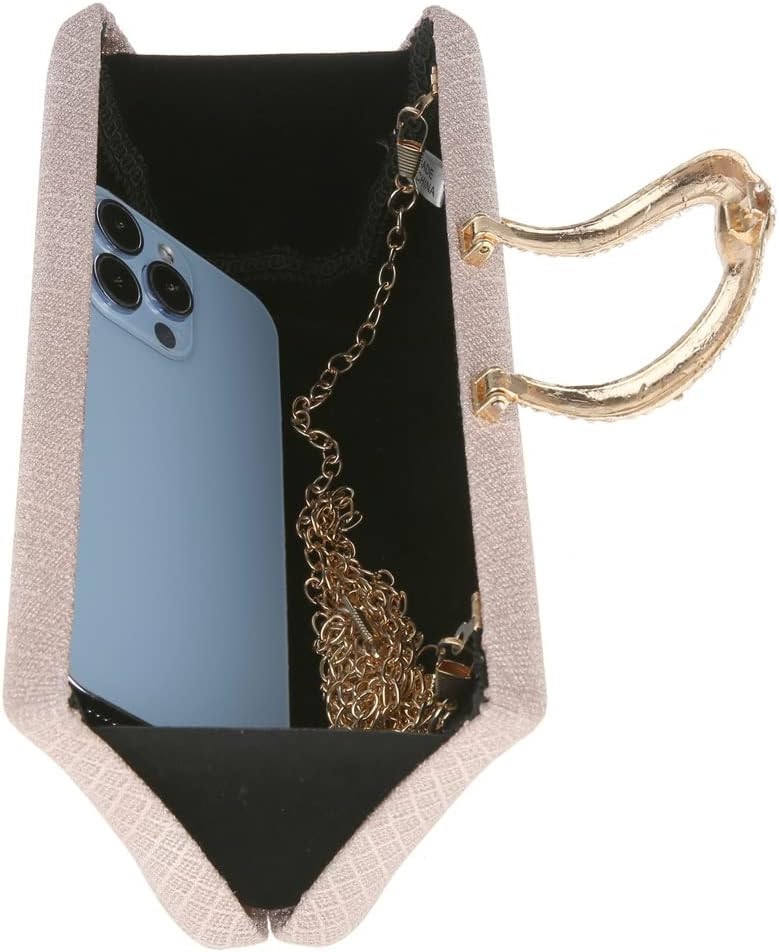 Small Grid Flash Hand Bag Banquet Bag Dress Bag Casual Ladies Hand Grab Bag Dinner Bag