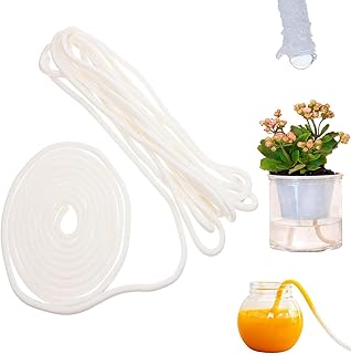 Selbstaufsaugendes, wasserdurchlässiges Baumwollseil 8mm X 10m - Diy Automatisches BewäSserungssystem FüR Zimmerpflanzen, BlumentöPfe Und Hydroponik