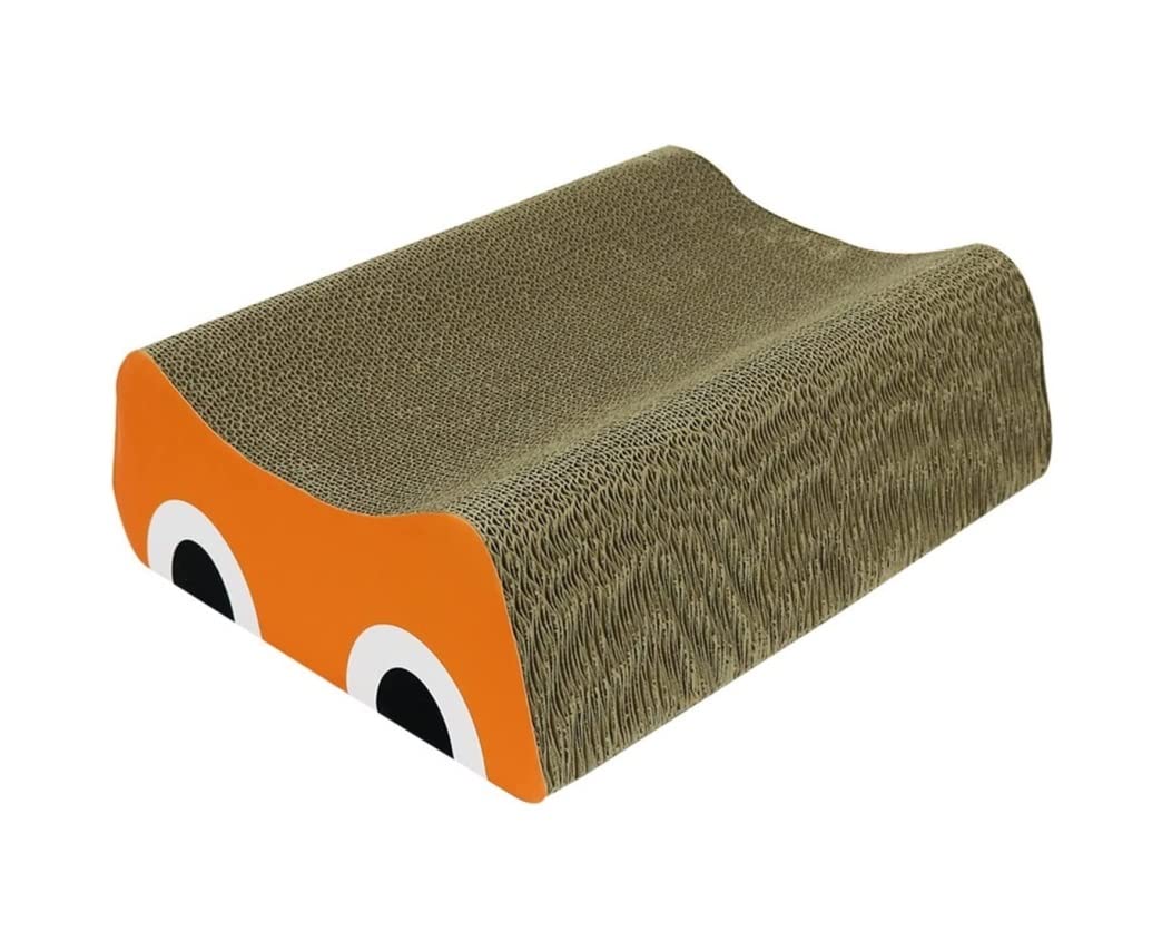 Rascador De Cartón para Gatos Rascador De Gato Corrugado Reversible, Tablero Rascador Curvo Ondulado Reciclado, Reemplazo para Protector De Muebles Rascador para Gatos