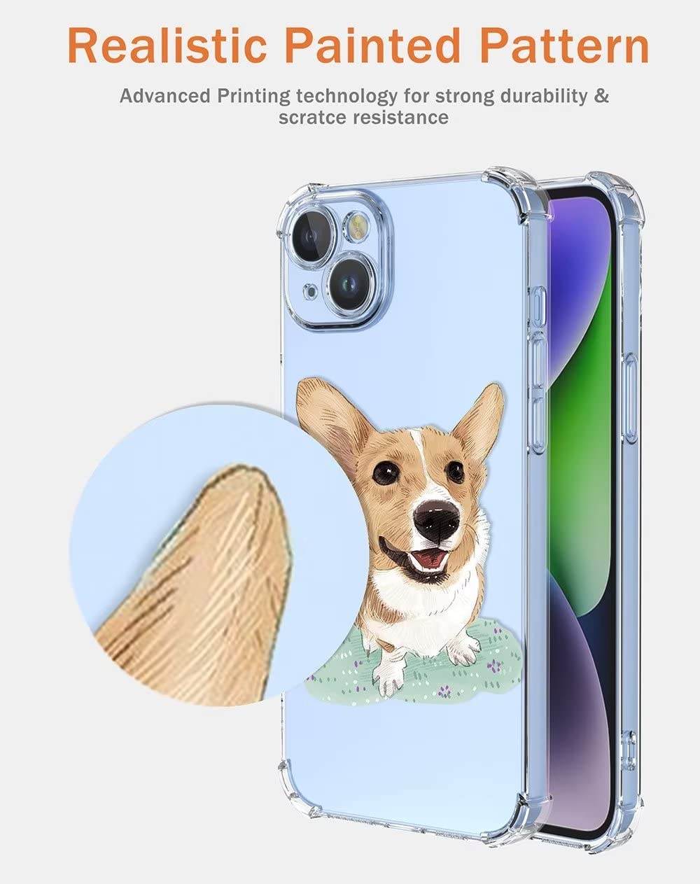 SEAHAI Cover per Realme Note 60, Custodia Protettiva Ultra Sottile ed Elegante in Silicone TPU Trasparente, Bello Fiori Colorful Cover Antiurto Case