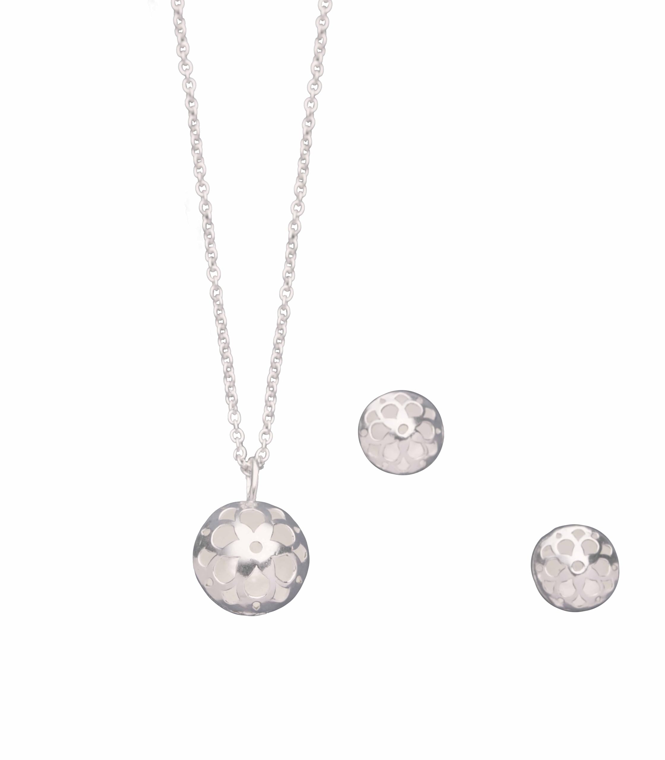Gargi by P.N. Gadgil and Sons | 925 Sterling Silver | Flourish Necklace Set with Necklace & Earrings | Gifts for Women and Girls | With Hallmark & 925 Stamp (B0CS9P6LDZ) Amazon Price History, Amazon Price Tracker