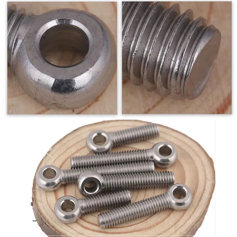 Tornillo Con Argolla Perno de ojo de acero inoxidable 304, cabeza de anillo redondo, perno de enlace, ojo de pez, orificio deslizante, tornillo M5 M6 8M M10 M12 M14 M16 M18 M20 Tornillo Con Anilla(150