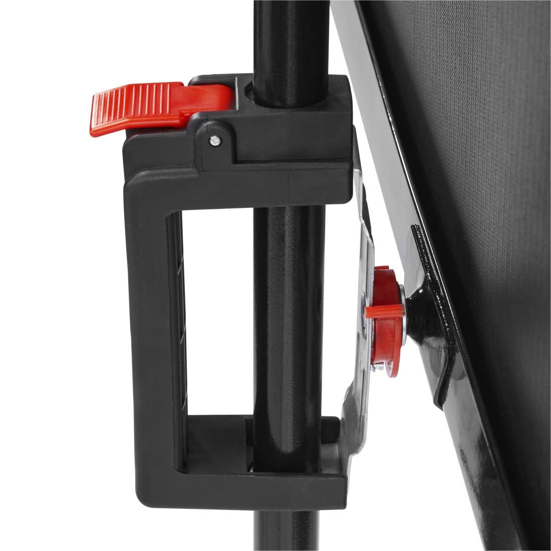 Hama Projektor-Leinwand auf Stativ, 180 x 180 m, Weiß | Halterung für Projektionsleinwand, tragbar, Teleskoprohr