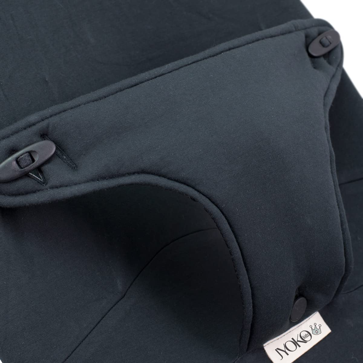 JYOKO KIDS Bezug kompatibel mit Babybjorn Bliss, Balance, Soft (Black Series, Baumwolle)