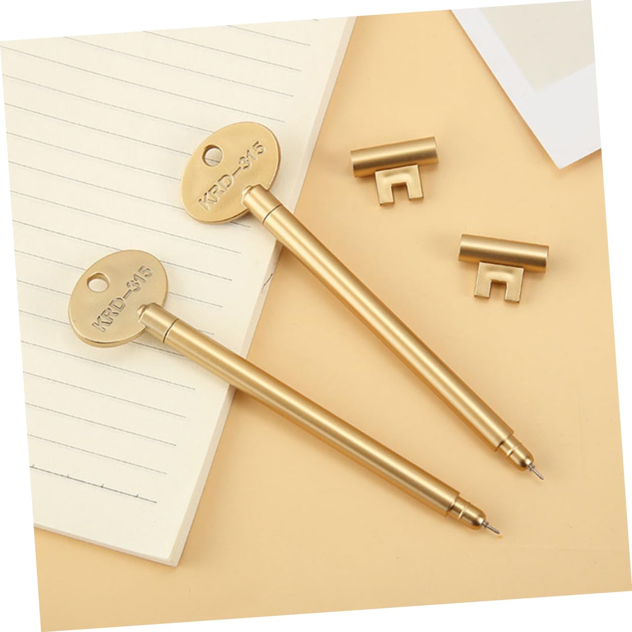 Uonlytech 4 Set Penne Gel Chiave Per Scrittura Cancelleria Per Ufficio E Studio Per Studenti 12 Pezzi * 4