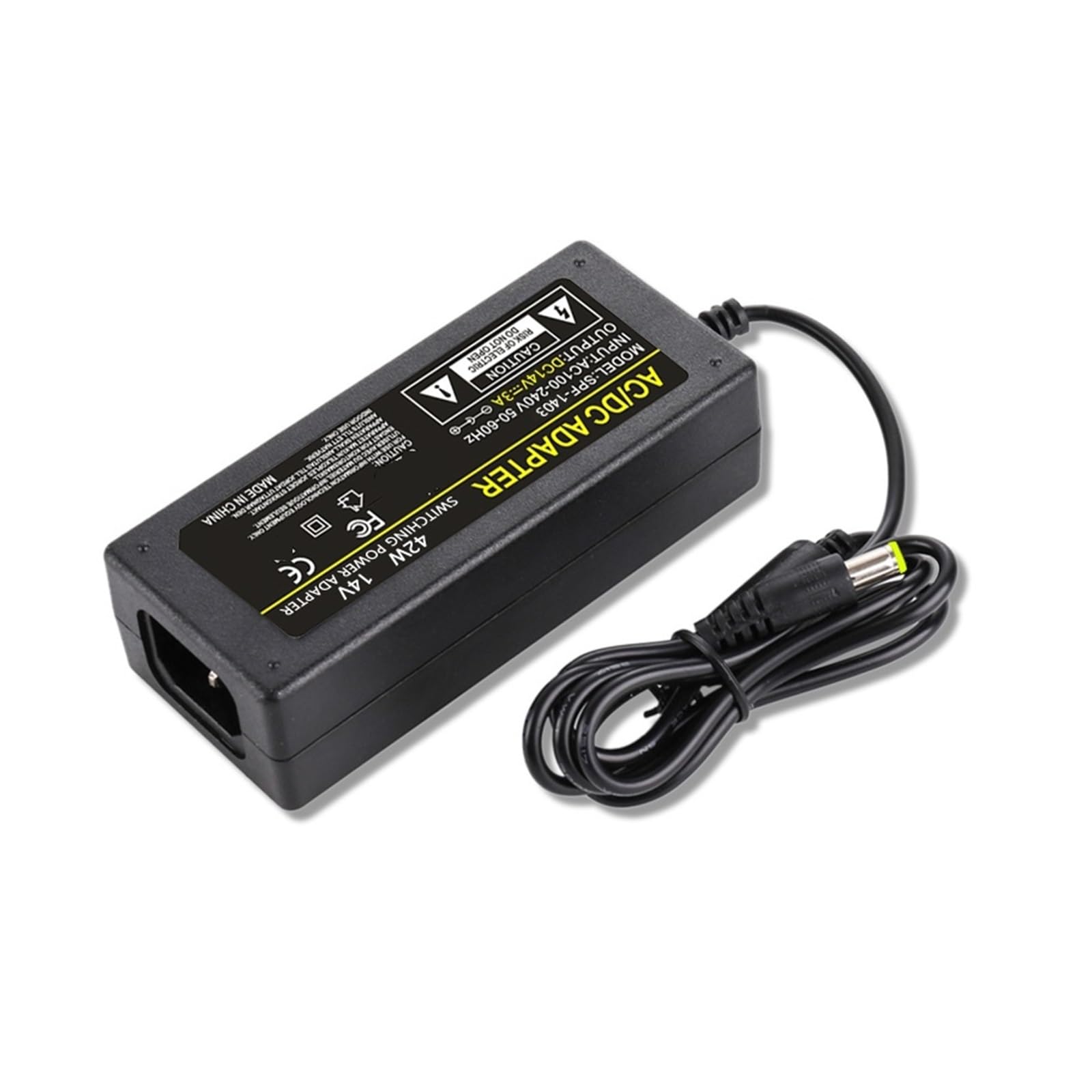 Adaptateur secteur 14V 3A transformateur bloc d'alimentation pour appareils électroniques