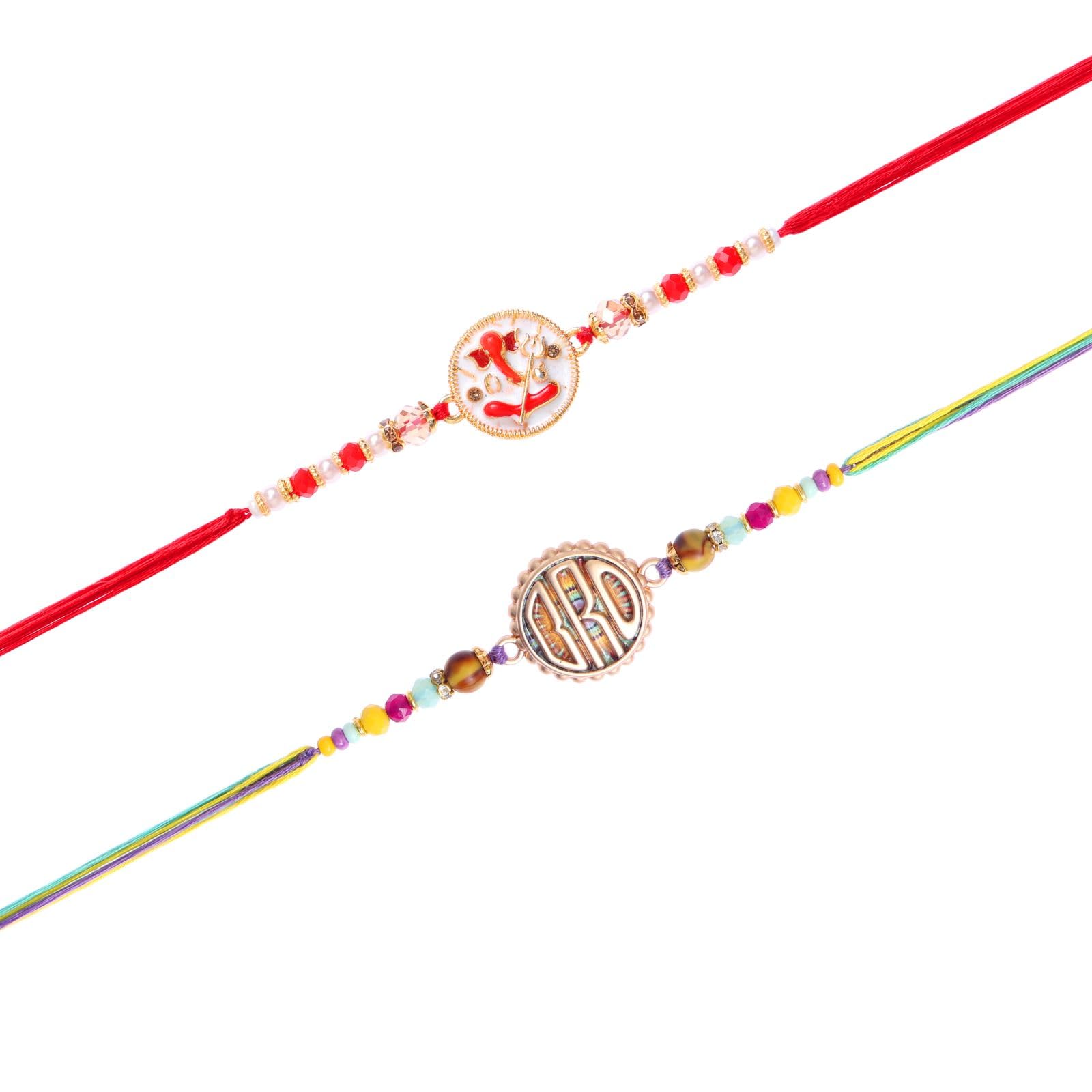 Fashion Frill RAKHI FOR BROTHER SET COMBO OF 2 | RAKHIS FOR RAKSHABANDHAN FOR MEN | RAKSHA BANDHAN RAKHIS (RK311) (B0D988YKDB) Amazon Price History, Amazon Price Tracker