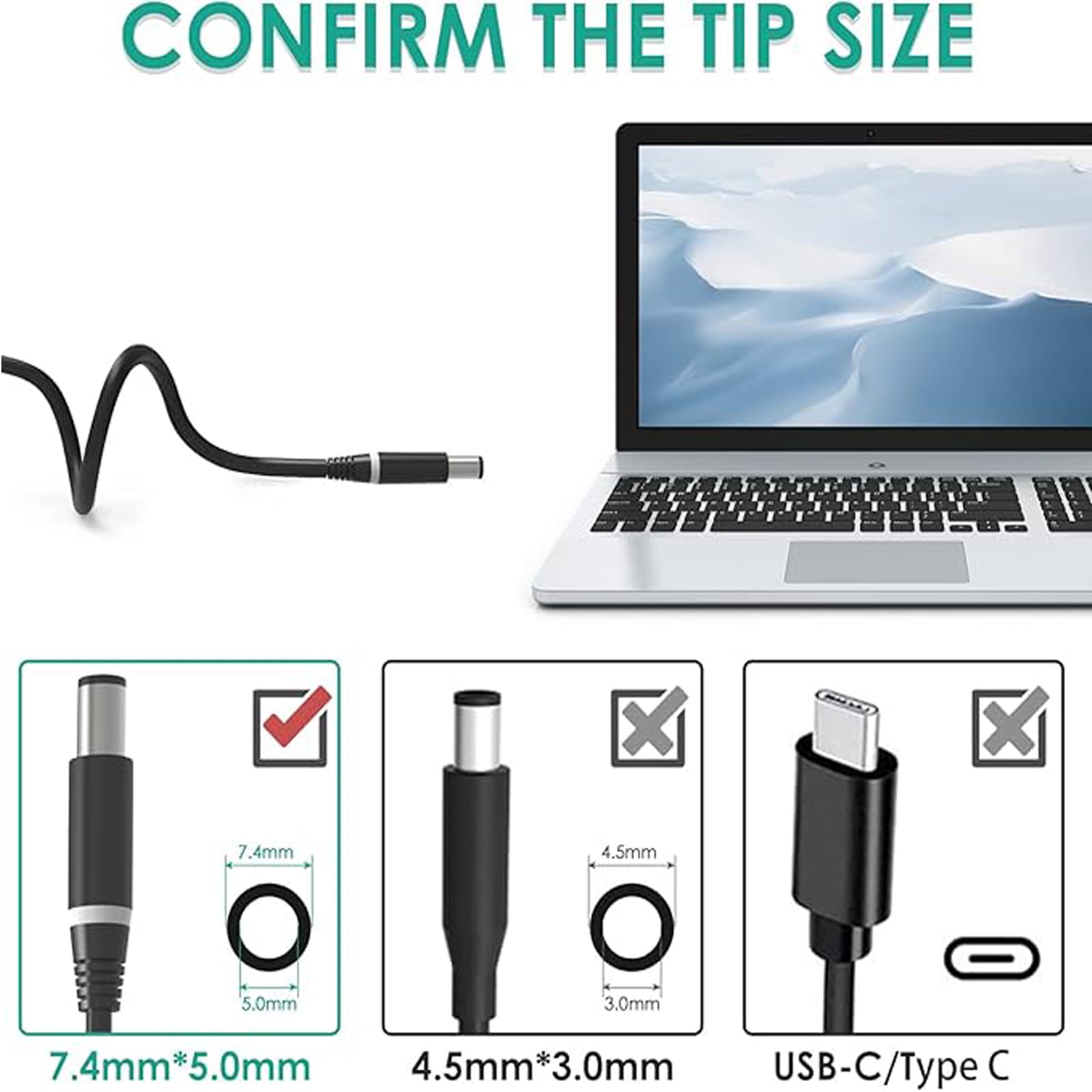Caricabatterie CA 240 W adatto per Dell G7 G15 Alienware 15 17 M17 M15 M17X M18X Laptop Adapter Power