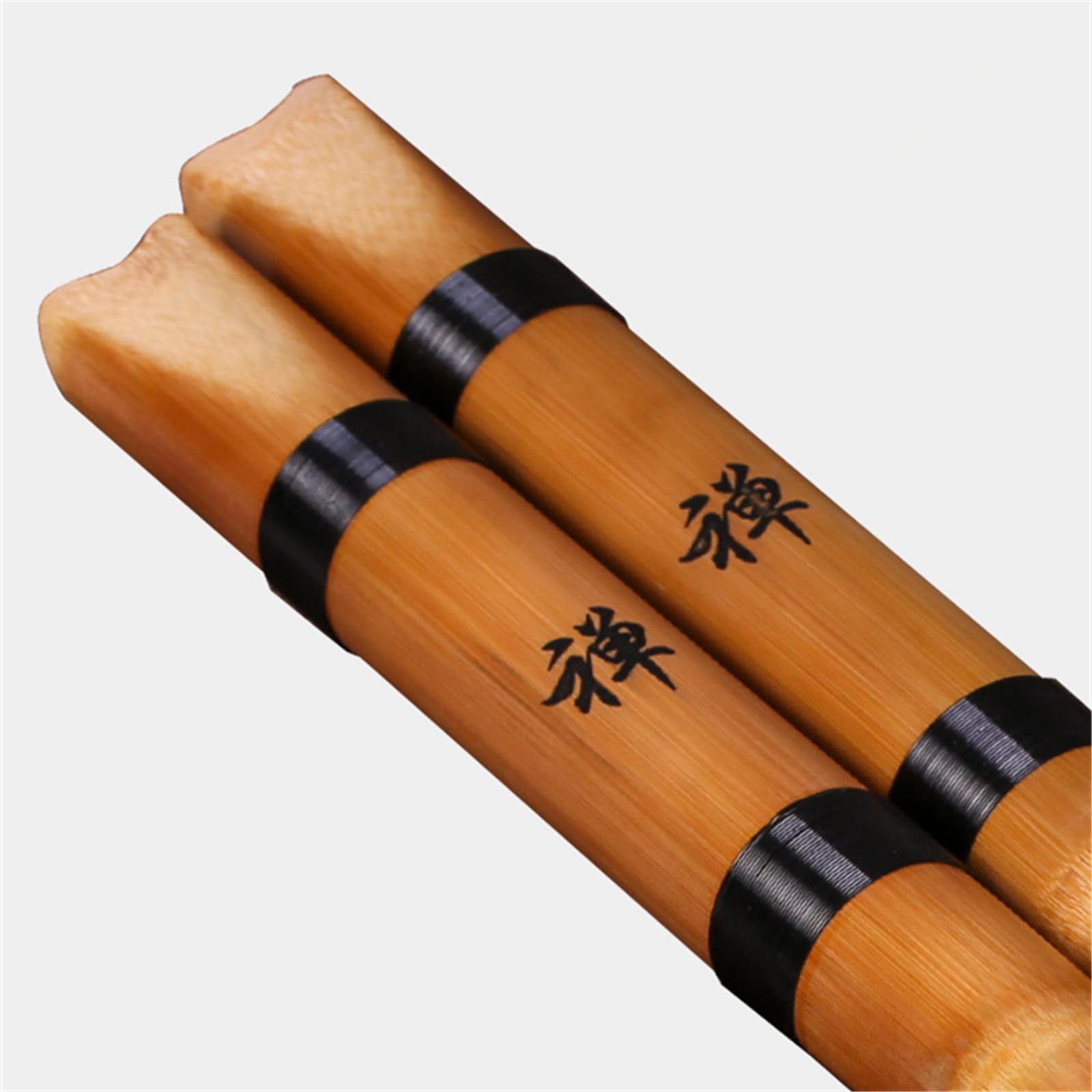 Foro per Principianti Flauto Giapponese Shakuhachi Tang Professionale Play Eigho Hole Art Strumenti Musicali Maschili e Femmina G Key F Key (Bianco)