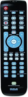RCA RCRN03BR 3 Device Universal Remote with Green Backlit Keypad (Black)