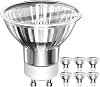 GU10 Halogen Light Bulb 50 W 230 V Dimmable 2800 K Warm White Halogen Reflector 50 x 53 mm MR16 Lamp for Recessed Lights Spot Lighting Candle Warmer Lamp 500 Lm Pack of 6