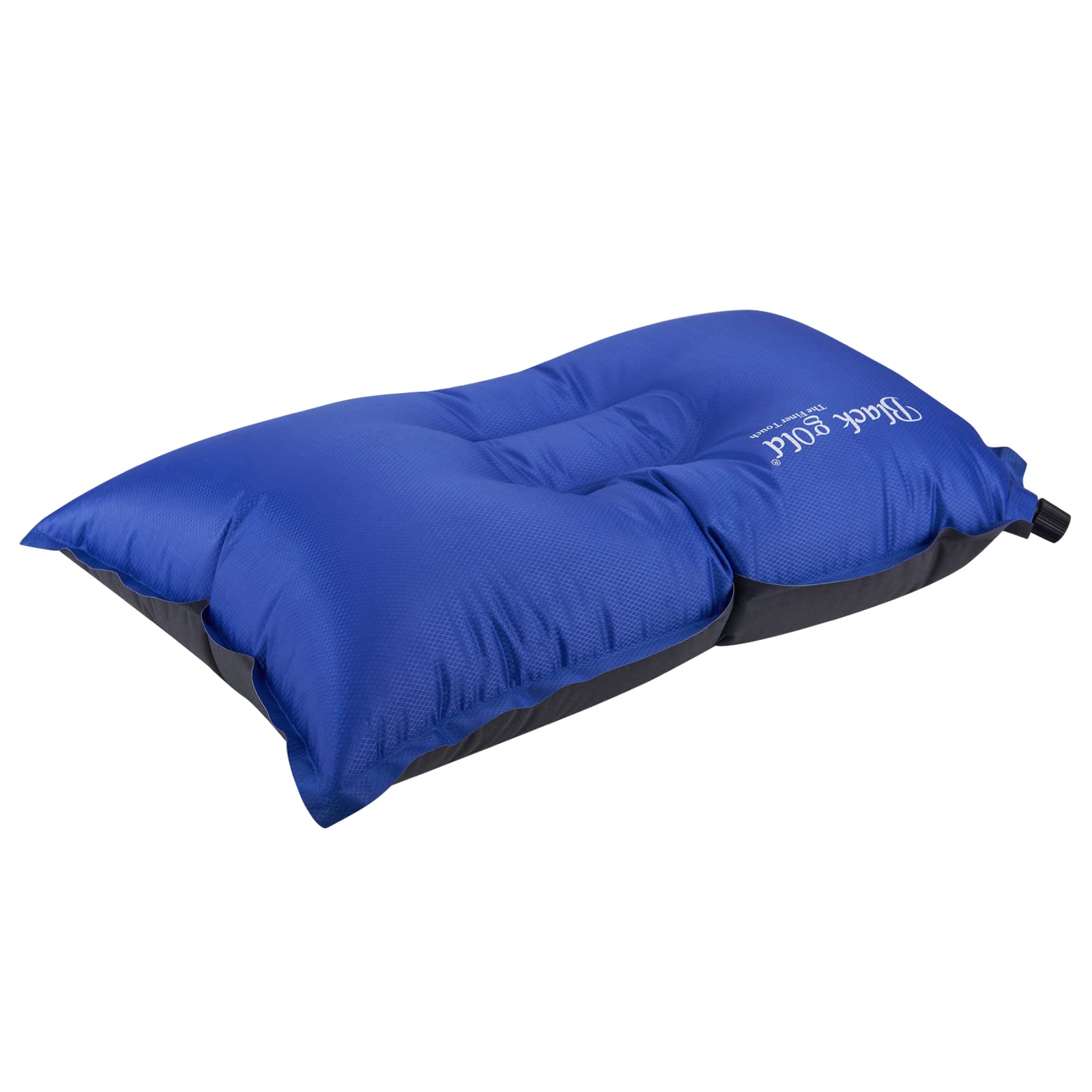 Black gold The Finer Touch Polyester Inflatable All-Weather Travel Air Pillow|Leisure,Comfort,Portable,Camping,Rugged|Train,Flight Or Road|Waist Pillow Nap Pillow Neck Pillow (Blue)45 X 30 Cm-image-31