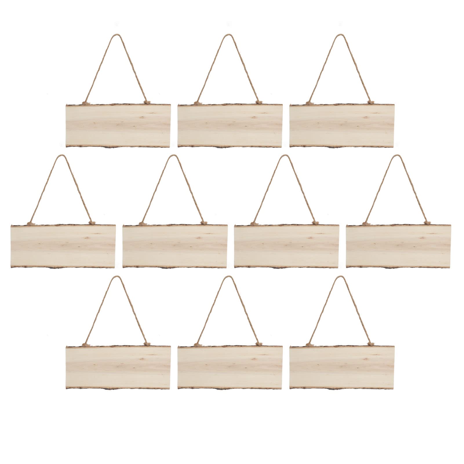 DIY dekoracje wiszące na drzwi, 10 szt. Drewniany znak powitalny wisząca tablica znak malowanie kolorowanka niedokończone okleiny drewniane do ogrodu weselnego 10cm x 25cm