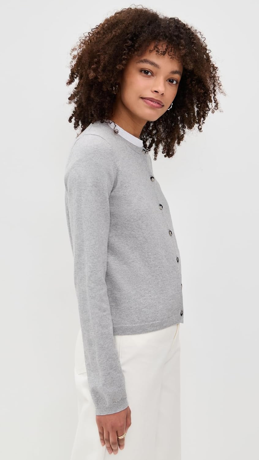 perfectwhitetee Women's Moira Cotton Cashmere Cardigan - Image 5