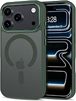 Vista 206 de Anuck - Funda magnética para iPhone 11 compatible con MagSafe, carcasa trasera mate translúcida dura, borde de TPU, delgada, resistente a impactos