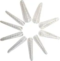Unha Postiça Molde F1 Natural Unhas Gel Polygel em Caixa (Bailarina, 1cx)