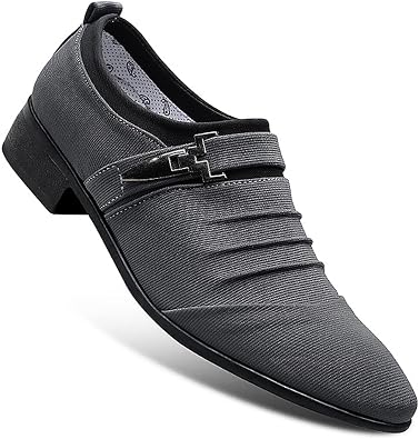 Men Business Casual Shoes - Canvas Shoes Men's Casual Breathable Slip On Outdoor Classic Driving Boat Shoes