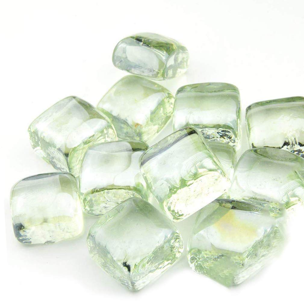 Stanbroil 10-Pound Fire Glass Cubes for Fireplace Fire Pit, 1-Inch Crystal Ice Reflective-image-35