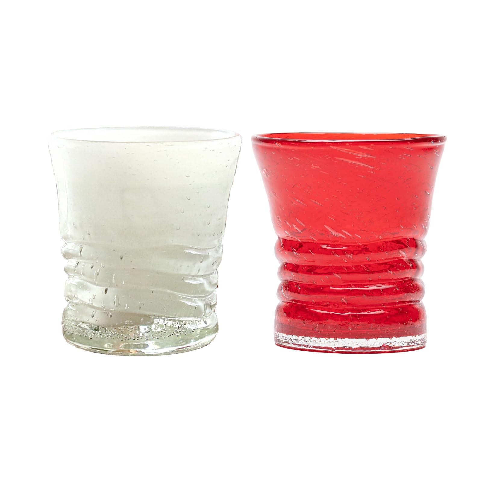 Ryukyu Foam Glasses, Pair Set